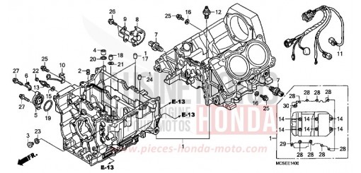 CARTER MOTEUR ST1300AE de 2014